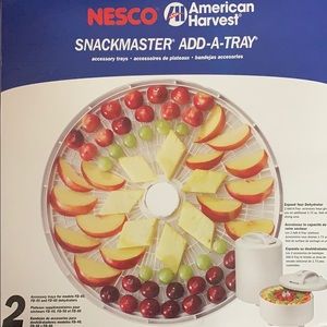 Nesco American Harvest Snackmaster Add-A-Tray 2 pk